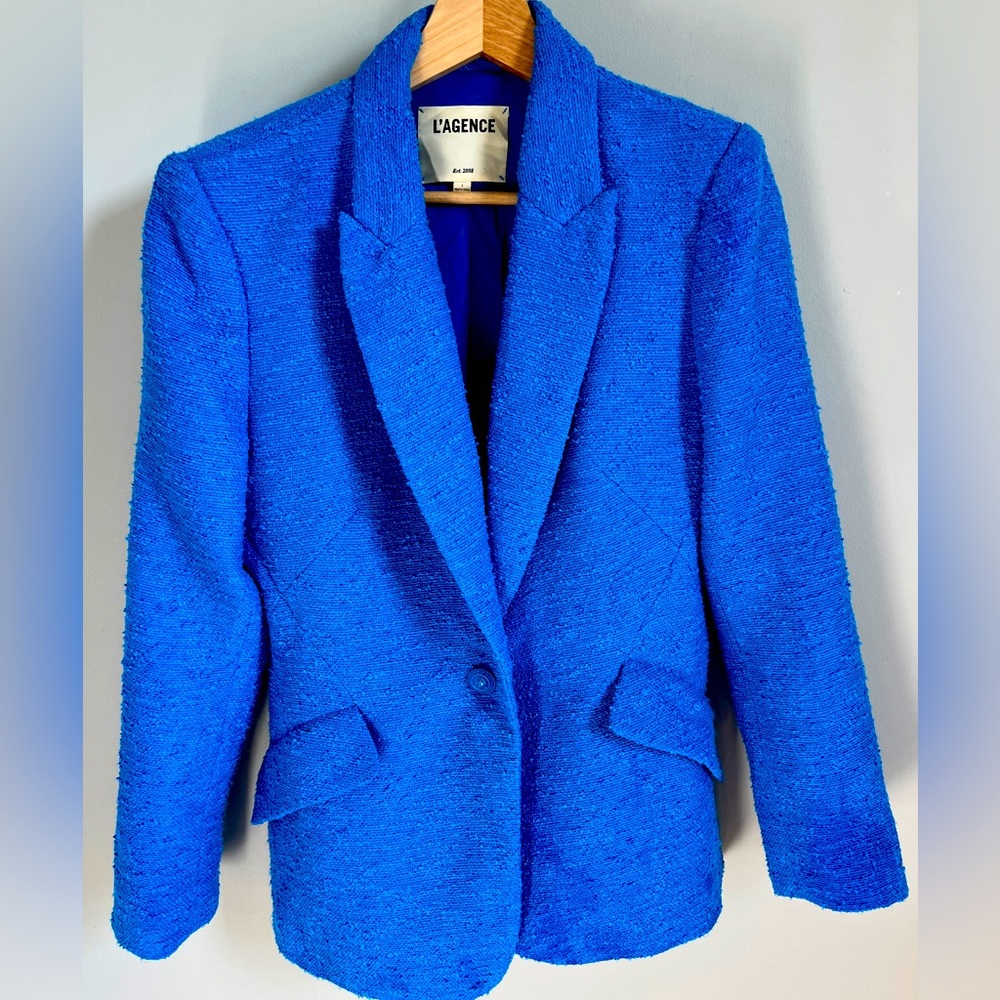 L’AGENCE Chamberlain Blazer electric blue size 4